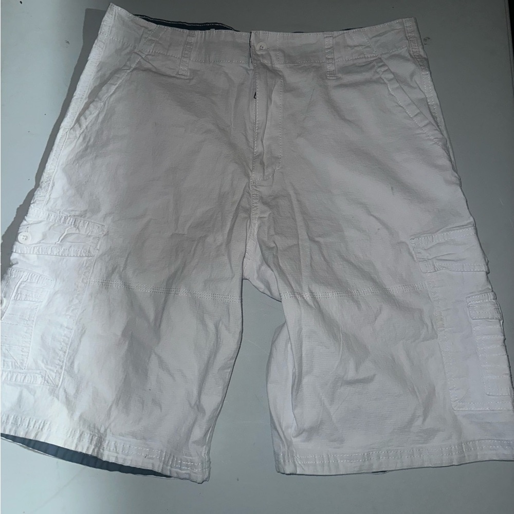 Monument White 34 Shorts